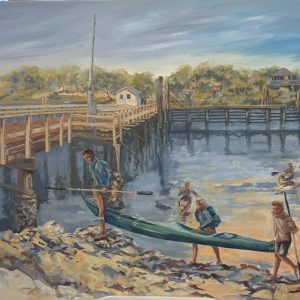 Sunset Bridge at Dusk