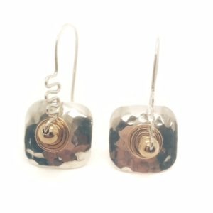 Square Hammered ½ Discs